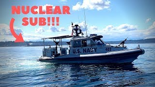 STOPPED by US Navy while Fishing TOO CLOSE to a NUCLEAR SUB Catch amp Cook [upl. by Nnaarual]