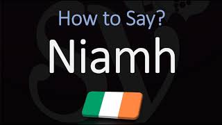 How to Pronounce Niamh CORRECTLY Irish Names Pronunciation [upl. by Nivri]