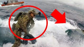 Coast Guards Special Ops Raid on Narco Submarine at Sea [upl. by Yasmeen]