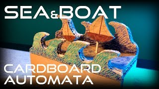 Sea amp Boat Cardboard Automata [upl. by Nickie]