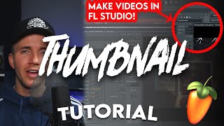 HOW TO MAKE TYPE BEAT VIDEOS  BEAT VISUALIZERS  Thumbnail amp Video Tutorial  FL Studio 20 [upl. by Blasius]