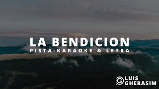 La BendiciónThe Blessing  PistaKaraoke amp letra en A Elevation Worship [upl. by Nnylaj312]