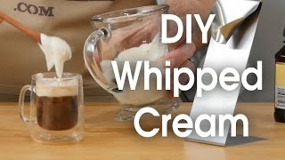 DIY whipped cream in 60 seconds [upl. by Jemina31]