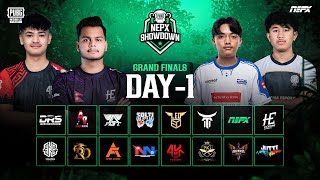 PUBG Mobile NEPX Showdown  Grand Finals Day 1 [upl. by Jorgenson]