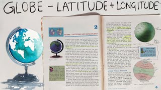 Globe Latitude and Longitude Explained  NCERT Class 6 Chapter 2  Geography [upl. by Divadnoj]