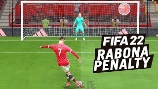 FIFA 22  THE RABONA PENALTY [upl. by Amabil596]