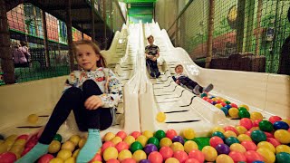 Indoor Playground Fun For Kids at Leos Lekland Täby [upl. by Ferris]