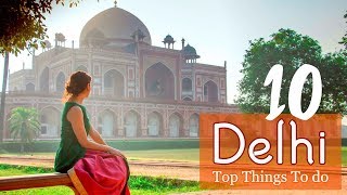 What PLACES to visit in DELHI  TRAVEL VLOG IV [upl. by Urial]