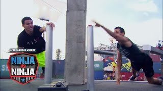 Team Ronins Top Moments  American Ninja Warrior Ninja Vs Ninja [upl. by Novihs44]