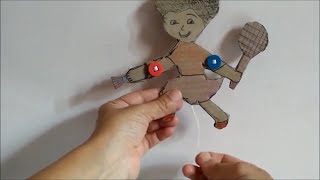 How to make a Cardboard moving puppet DIY [upl. by Corbett]