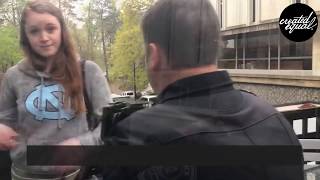 Entitled Female Student Steals A Sign amp Gets ARRESTED [upl. by Rolyat]