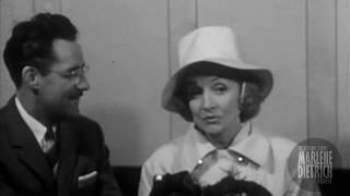 Marlene Dietrich 1960 TV Interview quotBlue Angelquot Remake amp Film Career [upl. by Eneleahcim548]