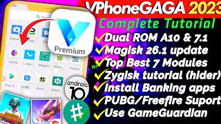 Full Guide  VphoneGaGa Gold latest Dual A71  A10  android 13 vphonegaga [upl. by Sidky]