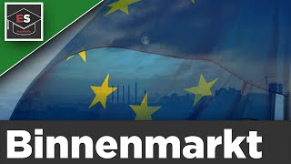 Binnenmarkt  Die vier Freiheiten der EU  Freiheiten im europäischen Binnenmarkt  einfach erklärt [upl. by Iduj]