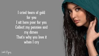 Faouzia  Tears of Gold Lyrics [upl. by Eibbil]