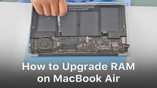 How To Upgrade RAM On MacBook Air [upl. by Eneryc]