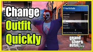 How to CHANGE ENTIRE OUTFIT amp CLOTHES INSTANTLY in GTA 5 Online Fast Method [upl. by Eidaj]