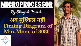 Timing diagram of 8086 minmode explained in Hindi [upl. by Alexio]