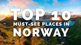 TOP 10 MUSTSEE PLACES IN NORWAY  A Photographers Guide [upl. by Yrokcaz]