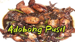 Adobong Pusit  Lumyagan  Lutong Bahay Recipe  Panlasang Pinoy [upl. by Neltiak]