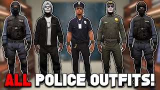 How To Get All Police Outfits In GTA 5 Online [upl. by Eerot]