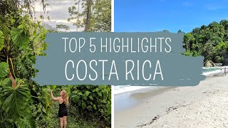 Costa Rica  Top 5 Highlights  Reisetipps amp Sehenswürdigkeiten [upl. by Murage]