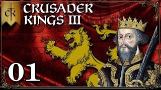 Lets Play Crusader Kings III 3 England  William the Conqueror CK3 Roleplay Gameplay Episode 1 [upl. by Okire]