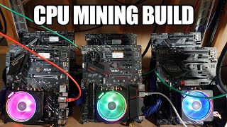 Ryzen 3900x X4 Build  CPU Mining [upl. by Marga4]