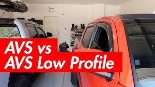 AVS vs AVS Low Profile Comparison on a 2017 2018 Tacoma [upl. by Marks]