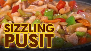 Sizzling Pusit Recipe [upl. by Lauraine]