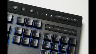 Corsair K55 GamingTastatur Test  Beleuchtung und Sound [upl. by Hsaka]