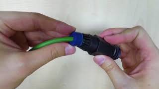 TPTP RJ45 Waterproof Connector NP0080 Installation Guide [upl. by Rohn]