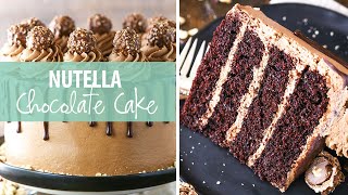 Nutella Chocolate Cake [upl. by Aicilev]