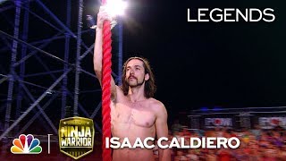 Isaac Caldiero The First and Fastest American to Finish Stage 4  American Ninja Warrior [upl. by Eveline]