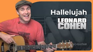 Hallelujah by Leonard Cohen  Easy Guitar Lesson [upl. by Zednanreh]