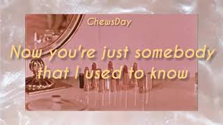 Gotye Somebody that I used to know ft Kimbra 1988 lyrics [upl. by Cirillo]