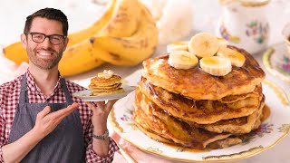 Super Fluffy Banana Pancakes [upl. by Polad652]