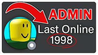 The OLDEST ROBLOX ACCOUNT [upl. by Eniledgam]