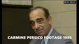 Carmine Persico Footage 1986 [upl. by Laup]