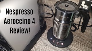 Nespresso Aeroccino 4 Milk Frother Review  Worth upgrading from the Aeroccino 3 [upl. by Nossah222]