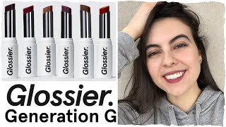 Glossier Generation G Swatches [upl. by Beniamino428]