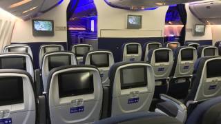 United Airlines BRAND NEW B777300ER walkthrough [upl. by Ona143]