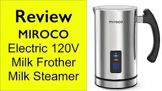 Review Miroco Milk Frother  How to make froth milk at home [upl. by Ardekahs553]