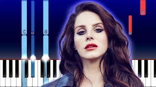 Lana Del Rey  Norman Rockwell Piano Tutorial [upl. by Giraud]