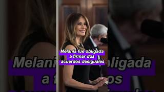 El acuerdo prenupcial firmado por Melania [upl. by Ettinger171]