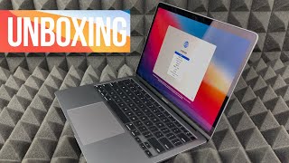 MacBook Air 13 inch Apple M1 Chip with 8‑Core CPU and 7‑Core GPU256GB Storage Unboxing [upl. by Inaej]