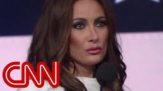 Melania Trump impersonator wows on The Late Show [upl. by Einaeg]