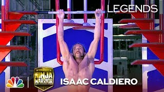 Isaac Caldiero First American to Finish Stage 3 Vegas National Finals  American Ninja Warrior [upl. by Boyse]