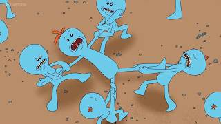 mr meeseeks full fight  Rick and Morty  Kill him [upl. by Odnamla]