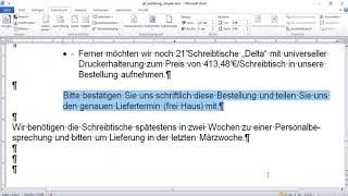 Geschäftsbrief DIN 5008  Die Bestellung [upl. by Frick]